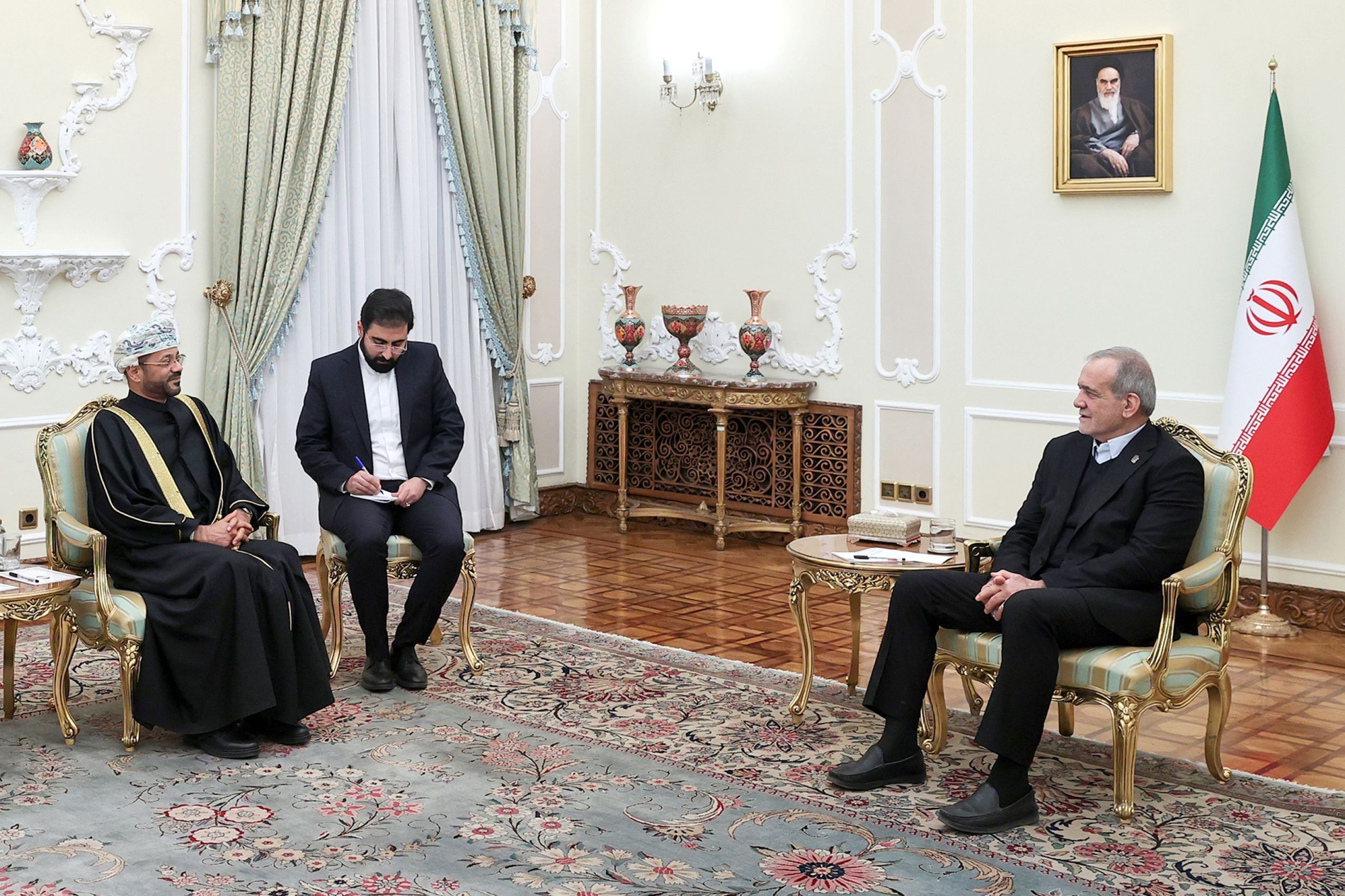 (موقع الرئاسة الايرانية)