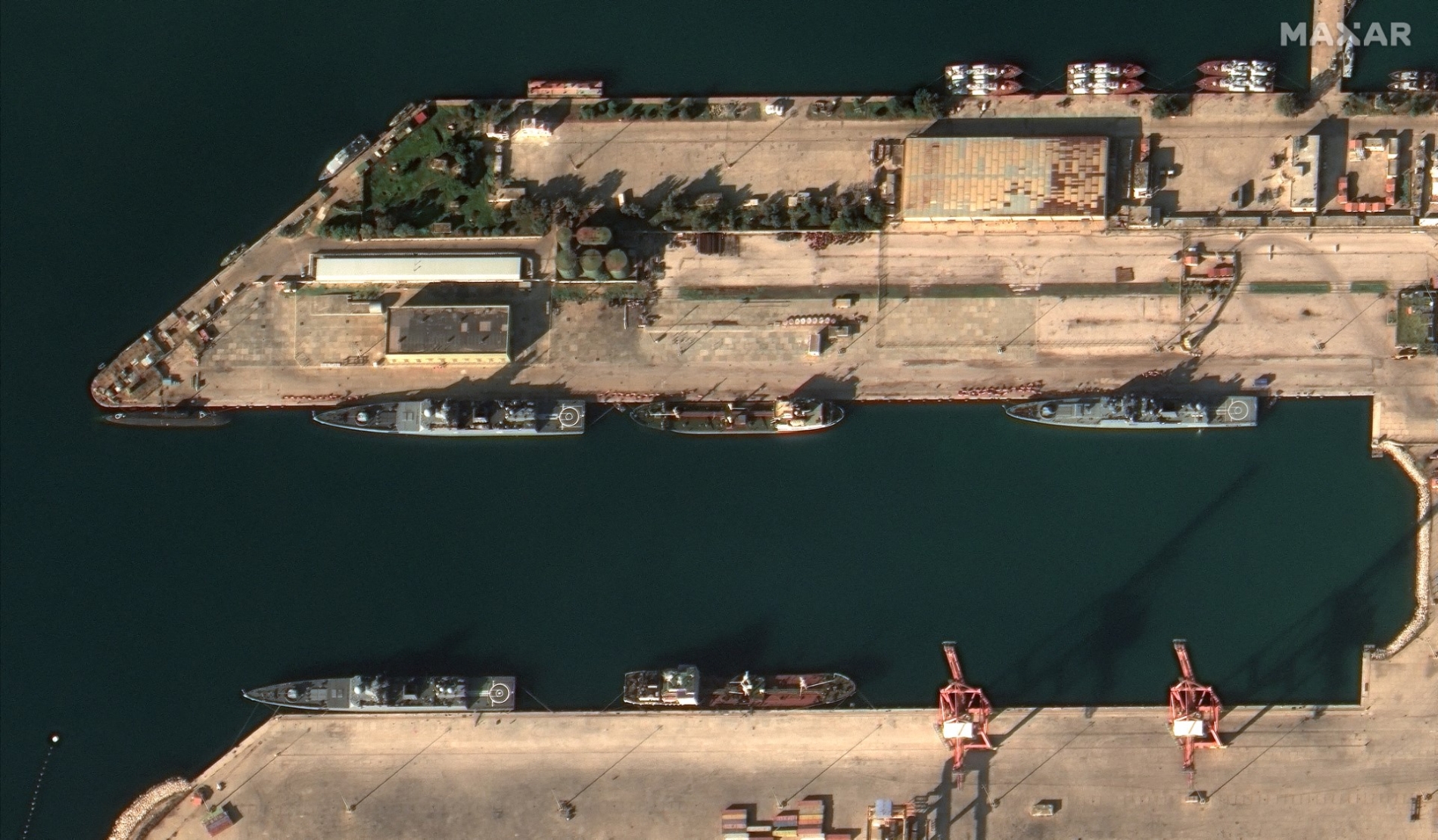 Satellite image ©2024 Maxar Technologies / AFP