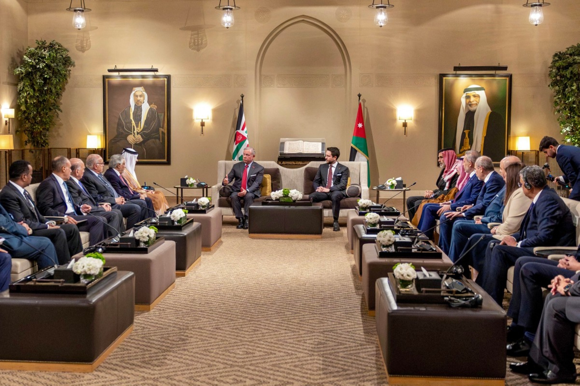 JORDANIAN ROYAL PALACE / AFP