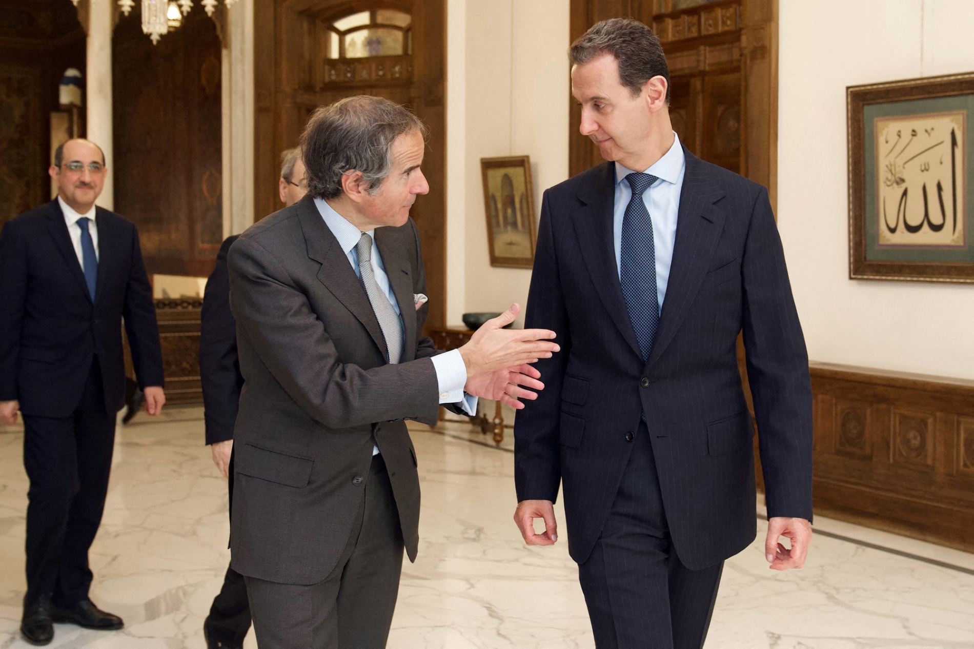 Syrian Presidency Telegram Page / AFP