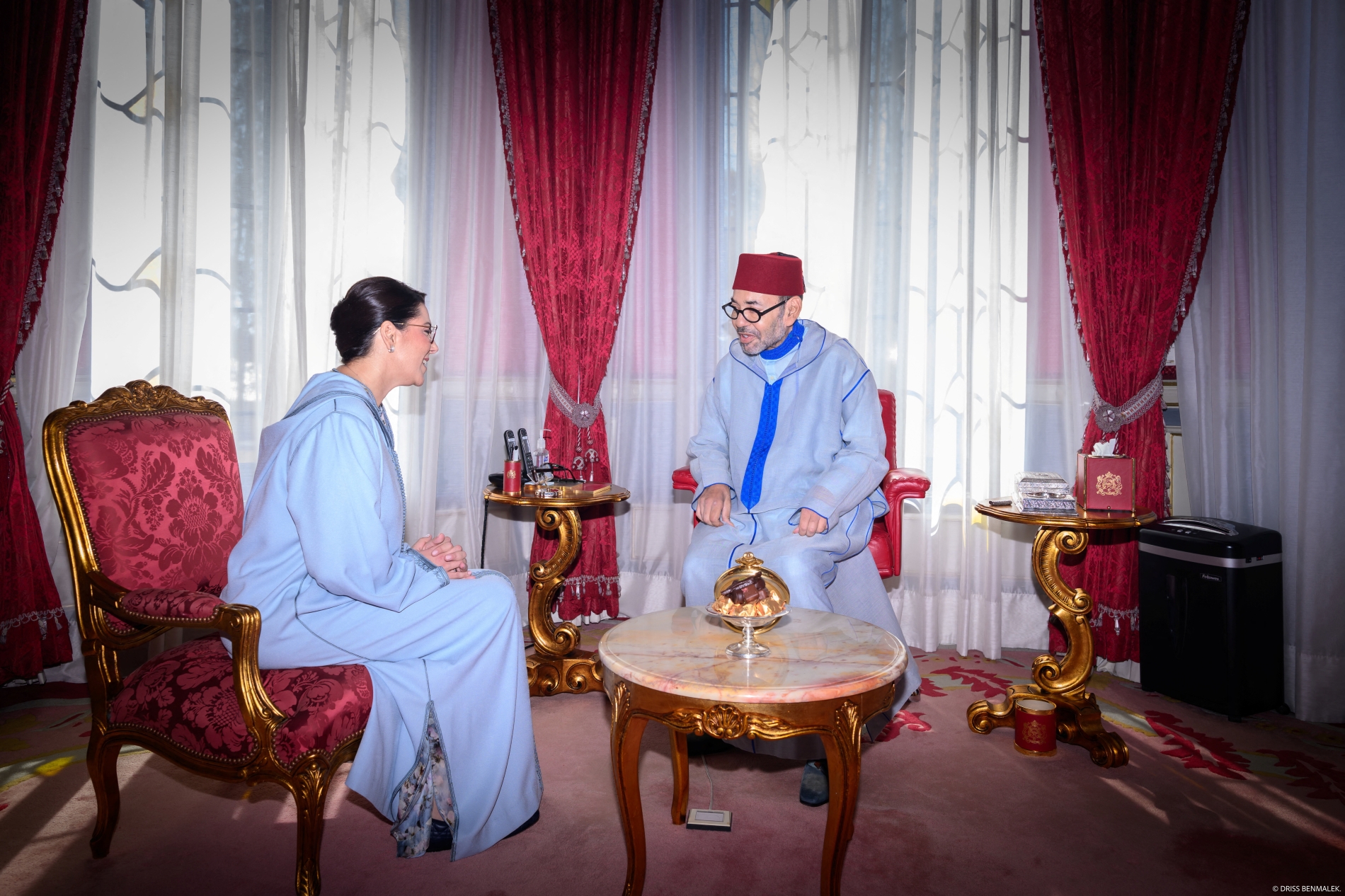 Moroccan Royal Palace/Handout via REUTERS