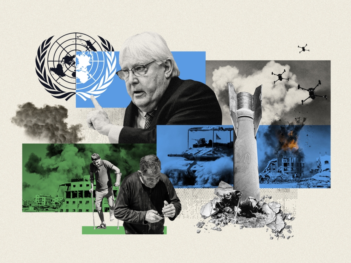 British diplomat Martin Griffiths was UN Under-Secretary-General for Humanitarian Affairs until 2024 and has worked throughout the Middle East.