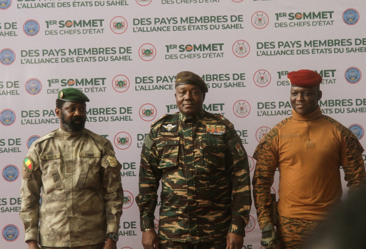 Heads of State and Government of the Alliance of Sahel States (AES) in Niamey, Niger, July 6, 2024