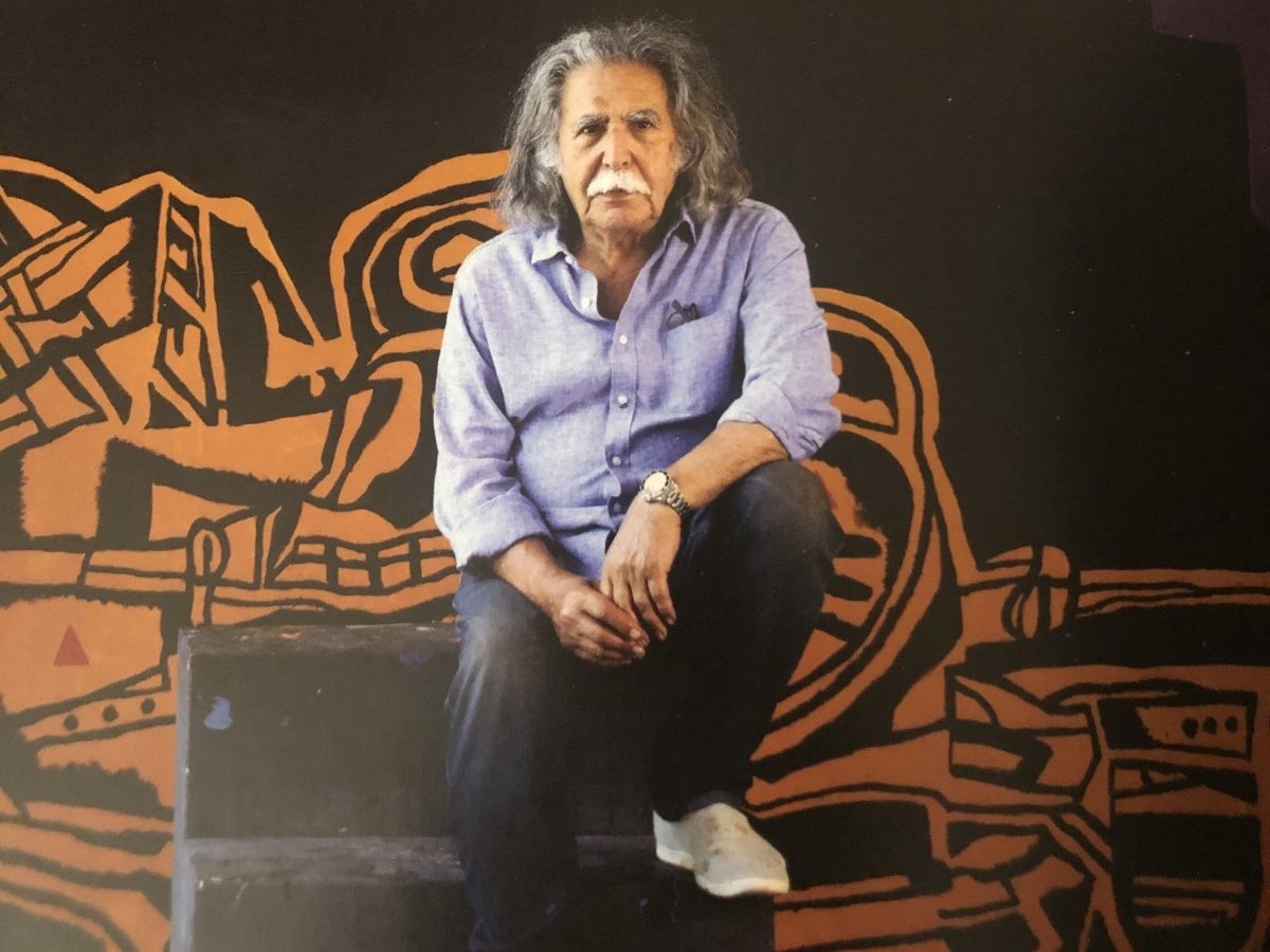 Iraqi painter and sculptor Dia al-Azzawi