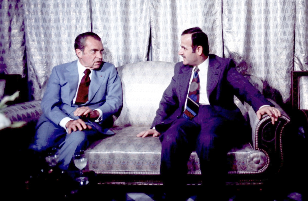 Richard Nixon became the first US President to visit Damascus when he met with the Syrian President, Hafez al-Assad, in 1974. 