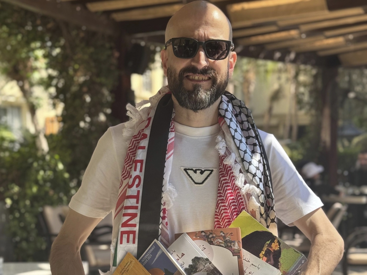 Palestinian novelist Basem Khandakji