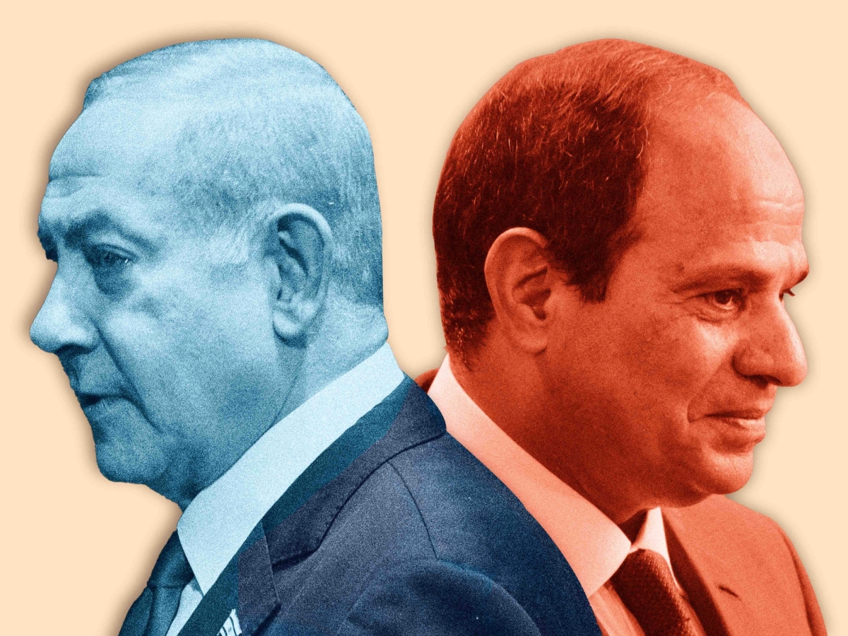 Israel's Benjamin Netanyahu and Egypt's Abdel Fattah al-Sisi have not seen eye-to-eye since October 2023.