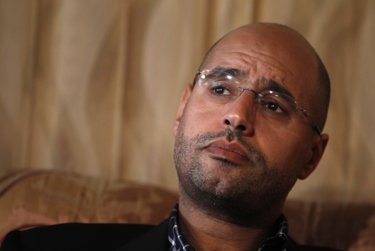 Saif al-Islam, the son of former Libyan President Muammar Gaddafi 