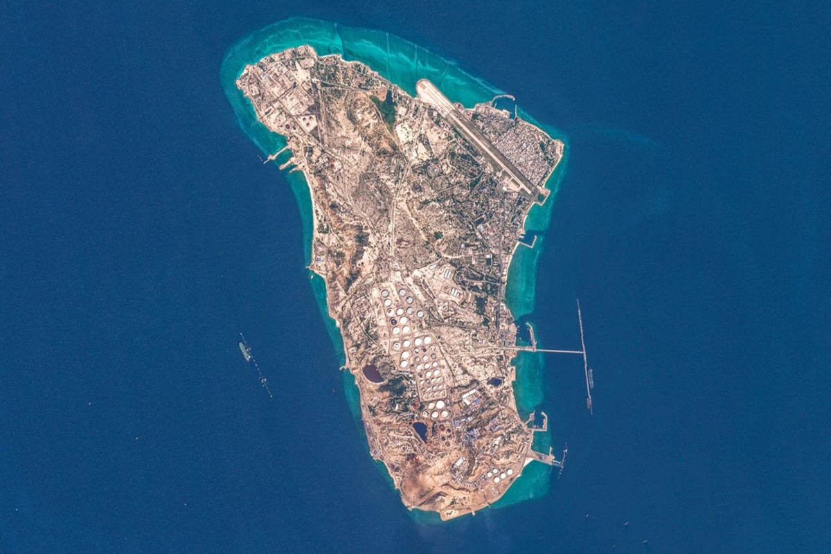 Image taken by the European Space Agency of Iran's Kharg Island on 7 March 2026.
 
