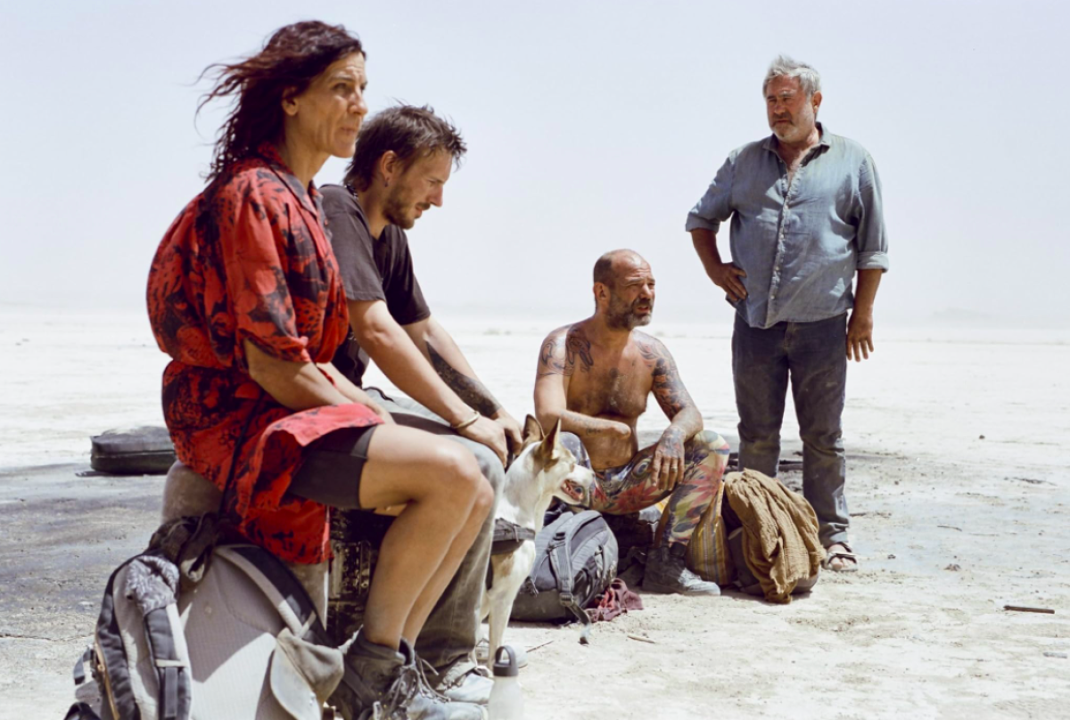 A scene from the film 'Sirat' by French director Oliver Laxe