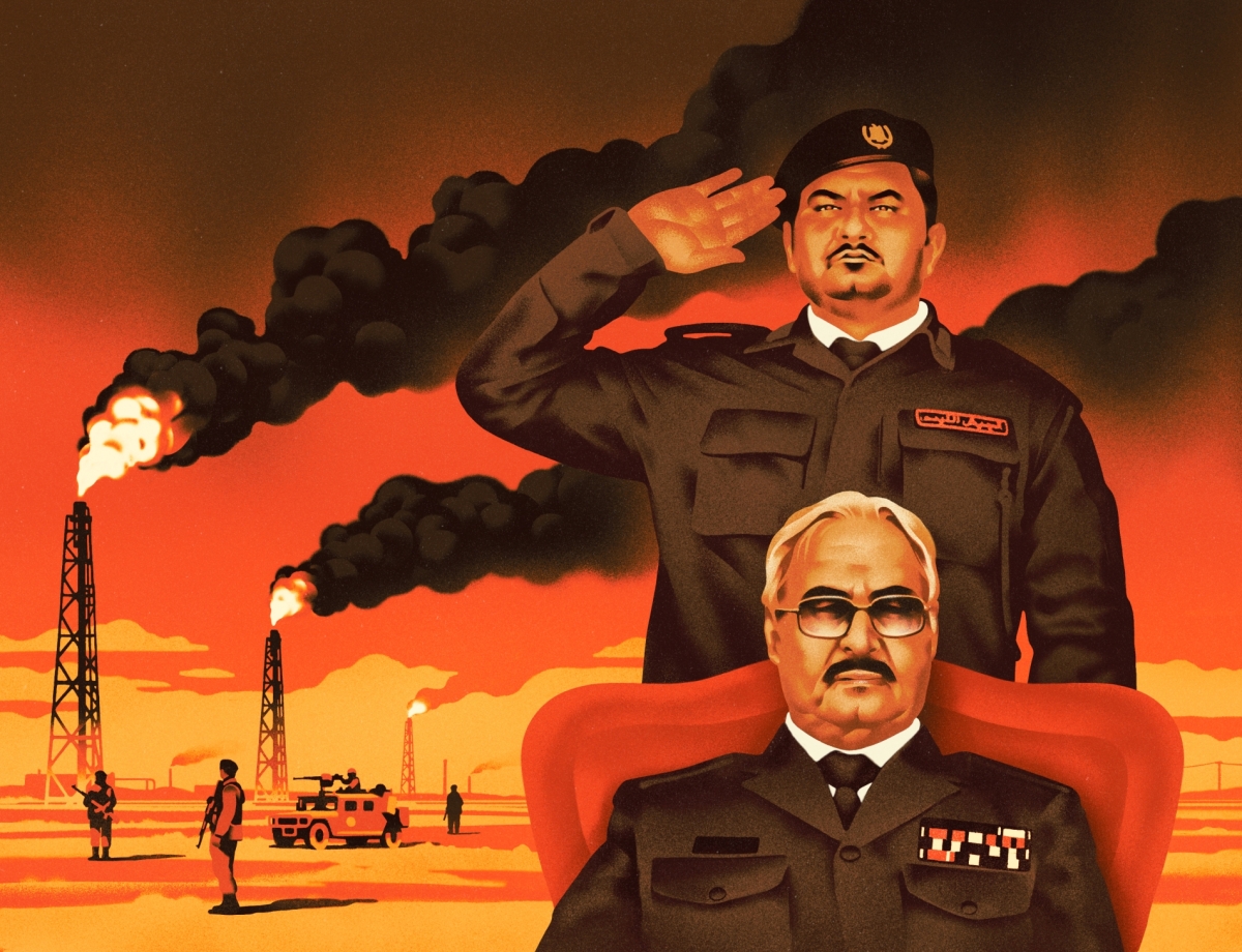 Powered by Libya's oil wealth, the Haftar family are managing a succession.