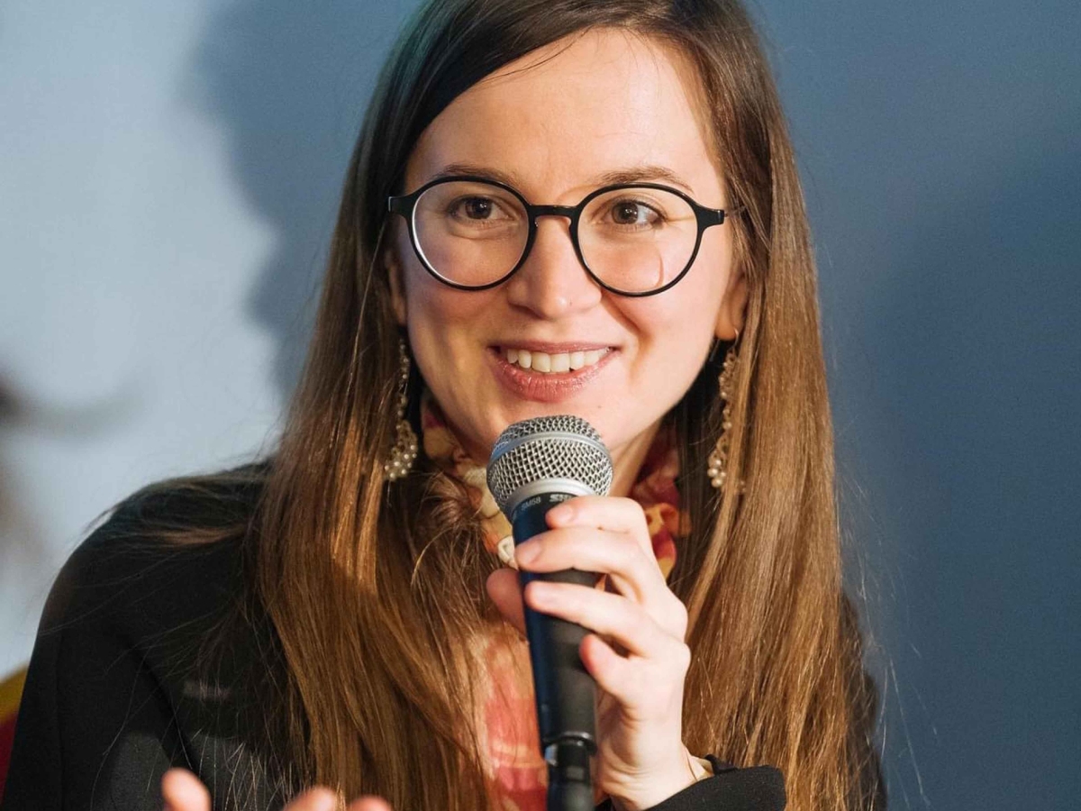 Author Paula Erizanu, whose latest book is titled 'Both Heaven and Hell Are Here: Moldova, a Century of Lived History'