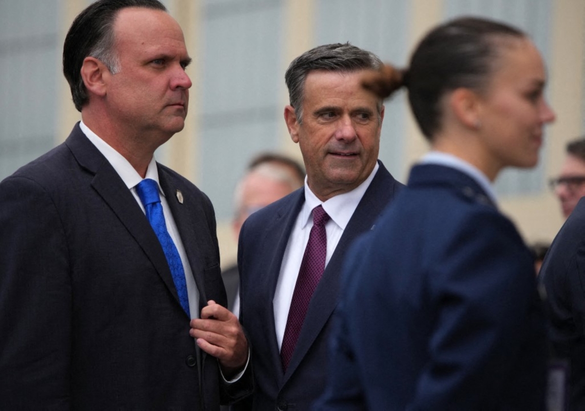 CIA Director John Ratcliffe at Joint Base Elmendorf-Richardson on 15 August 2025, in Anchorage, Alaska, where Donald Trump met with Vladimir Putin for peace talks aimed at ending the war in Ukraine.