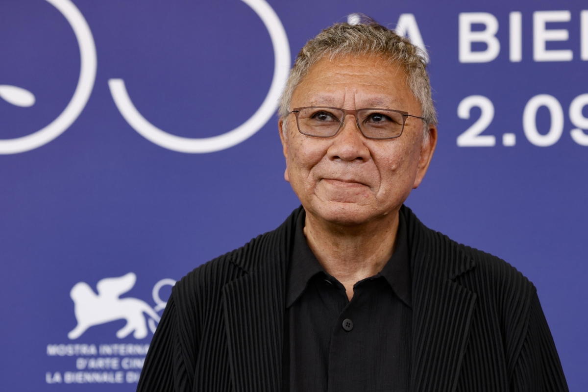 Japanese director Takashi Miike at an event for the film 'Shumei: The Living Legacy of Kabuki'