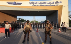 العقوبات الأميركية على إيران وأزمة مطار النجف