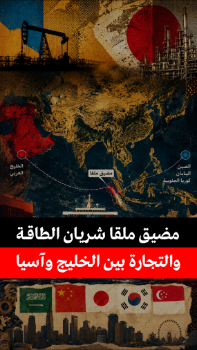 مضيق ملقا شريان الطاقة والتجارة بين الخليج وآسيا