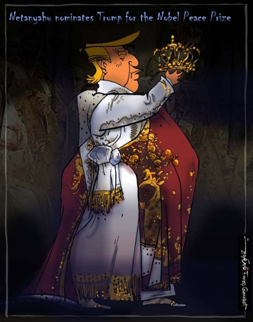 A latter-day Napoleon crowns himself... via Benjamin Netanyahu