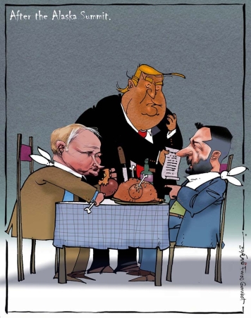 Putin sitting pretty after Alaska summit