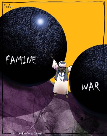 Sudan stuck between war and famine