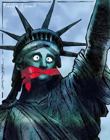 Free speech is being muzzled in America