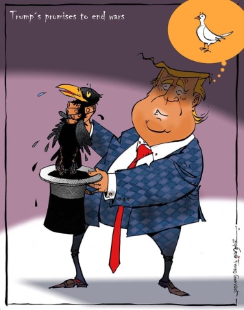 Trump's promises to end wars