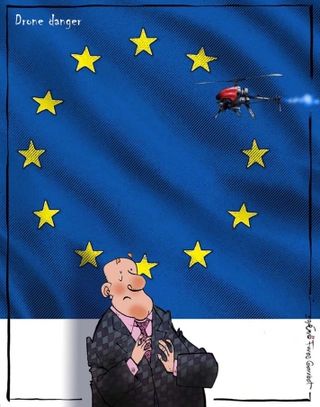 Europe swarms with drone activity