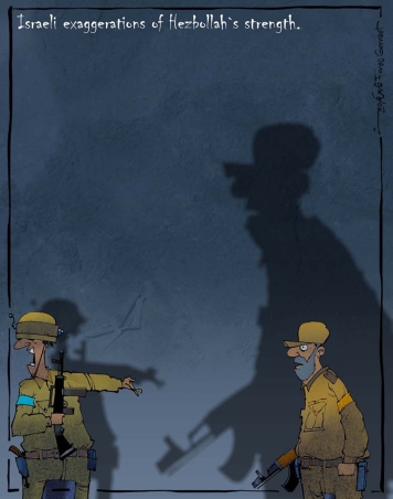 Israel exaggerates Hezbollah's strength