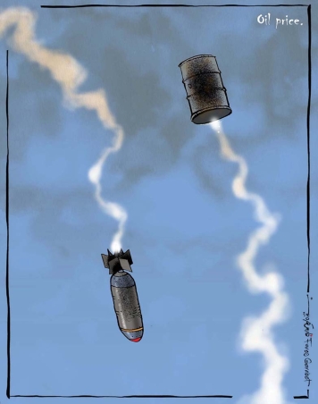 Global oil prices soar amid US-Iran war