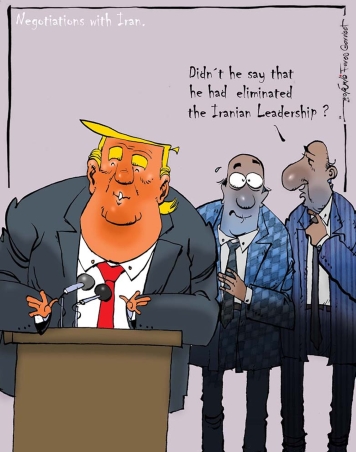 Iran denies it is negotiating with Trump