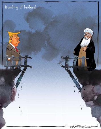 US attacks on Iran's bridges widen the divide