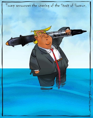 US-Iran deal sealed. Strait of Hormuz now open.