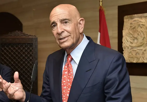 المبعوث الأميركي توماس بارك، بعد اجتماعه مع رئيس مجلس النواب اللبناني نبيه بري، بيروت 19 يونيو 2025