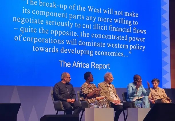 Panel discussion with Sudanese-British billionaire Mo Ibrahim—patron and organiser of the annual Ibrahim Governance Weekend