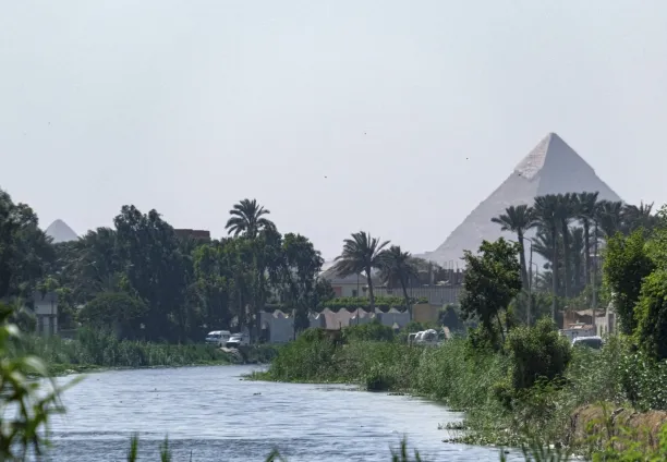 حقول زراعية في منطقة الجيزة شمال القاهرة، 27 مايو 2021