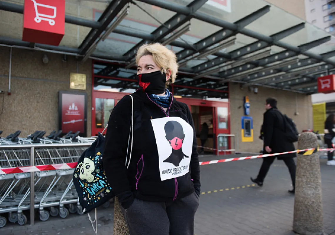 وسط أزمة كورونا ... محتجون يتظاهرون ضد قانون يتعلق بالإجهاض في بولندا