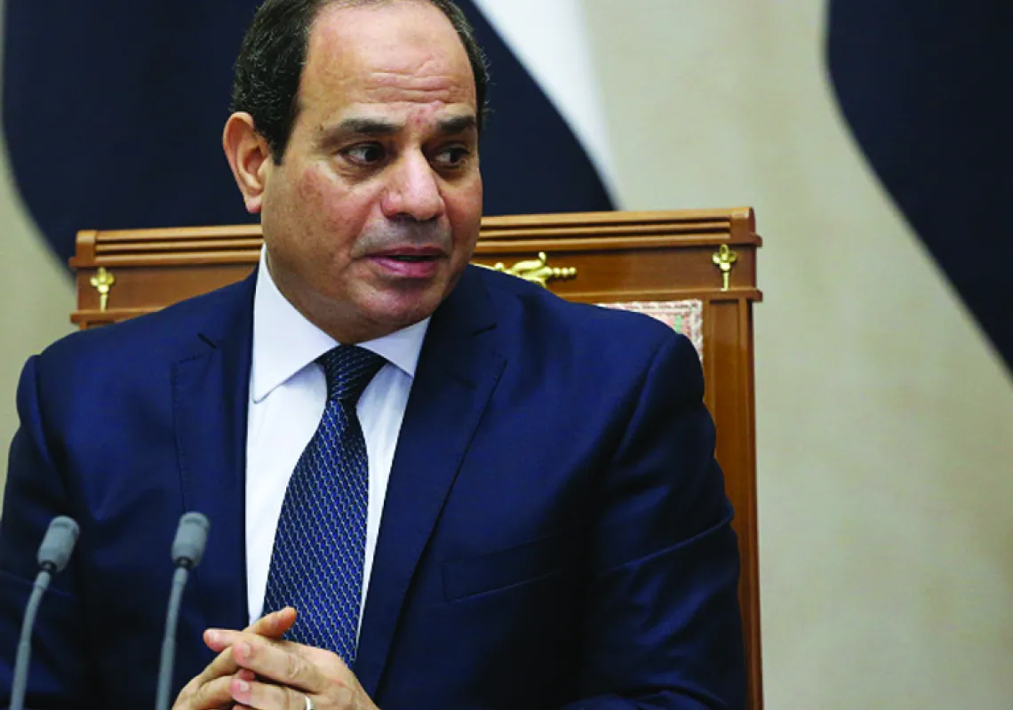 الرئيس المصري عبد الفتاح السيسي