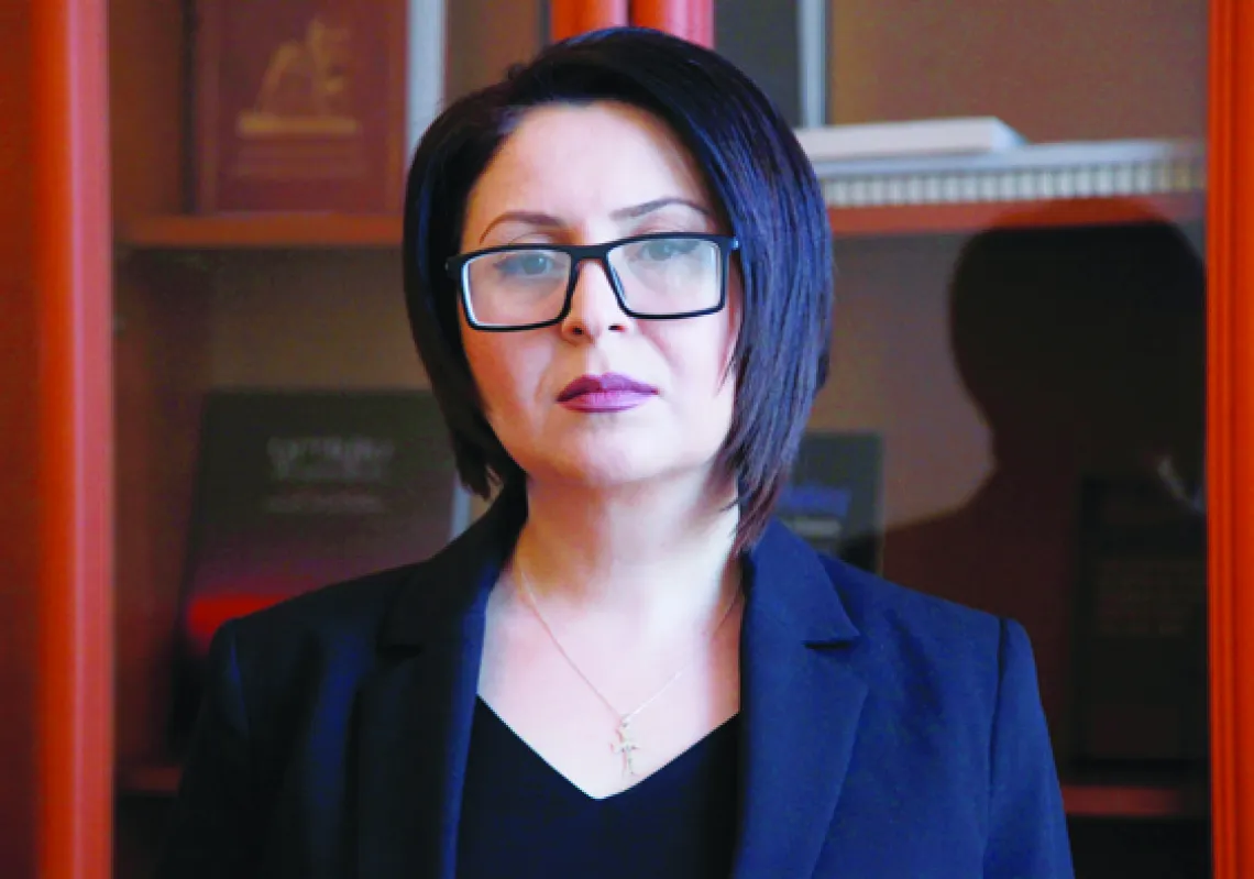 نيلي باغداساريان، مستشارة العلاقات الدولية لرئيس آرتساخ أراييك هاروتيونيان («المجلة»)