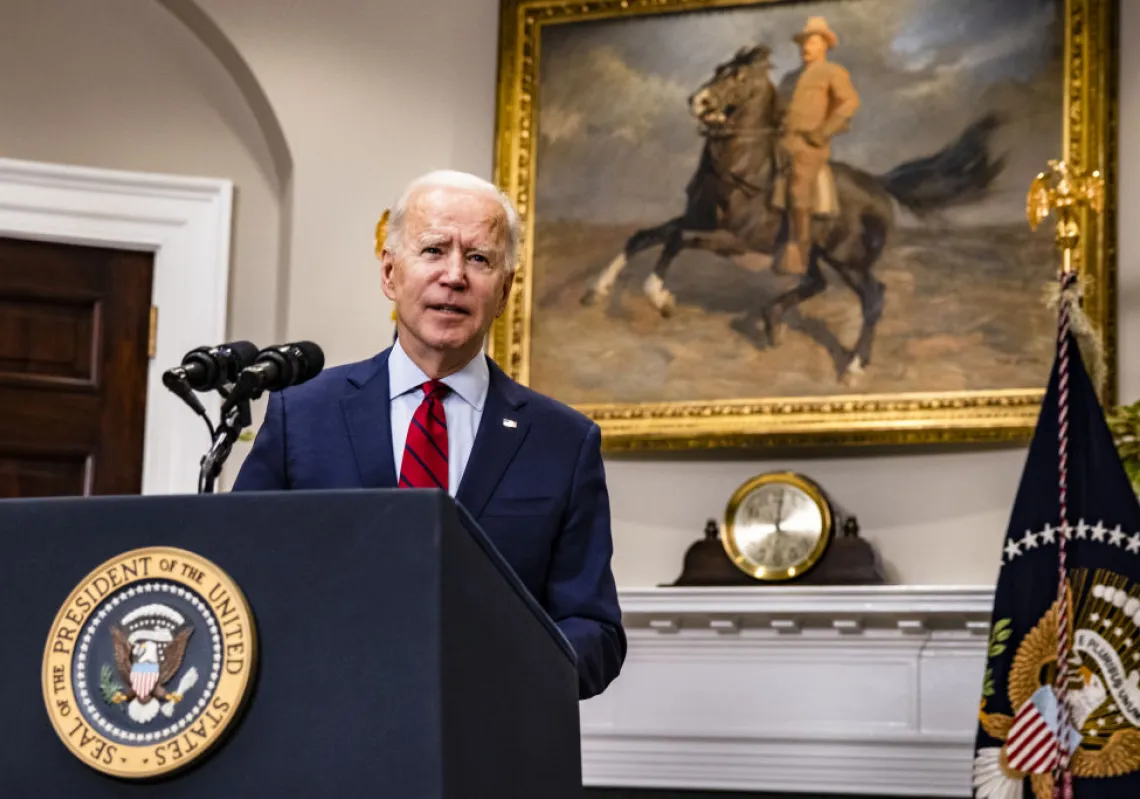 U.S. President Joe Biden. (Getty)