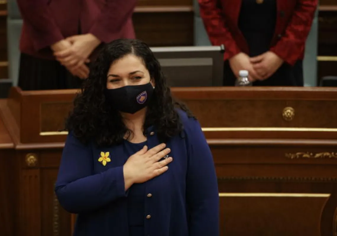 فيوسا عثماني رئيسة جديدة لـ كوسوفو
