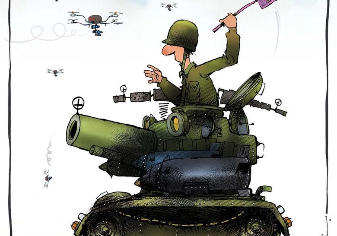 The drones