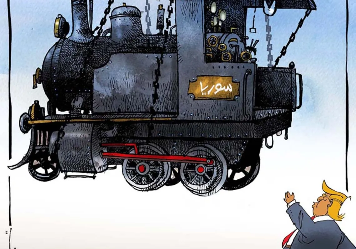 ترمب يرفع العقوبات عن سوريا 