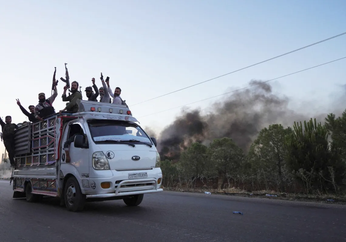 مقاتلون من البدو والعشائر العربية في محافظة السويداء، 18 يوليو