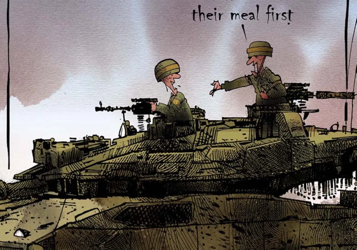 Good to see that manners haven't died a death in Gaza