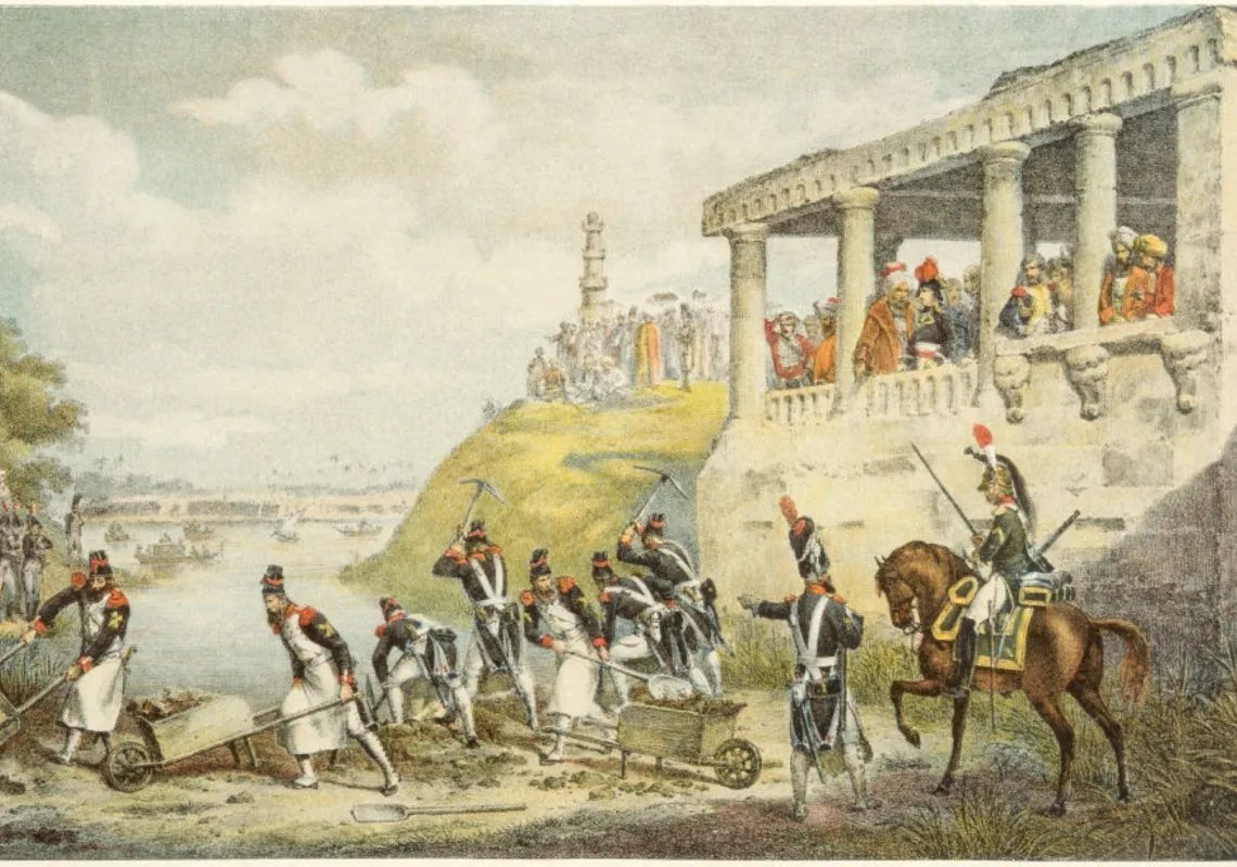 اختراق جيش نابوليون لسد النيل خلال الحملة الفرنسية في مصر، 18 أغسطس 1798