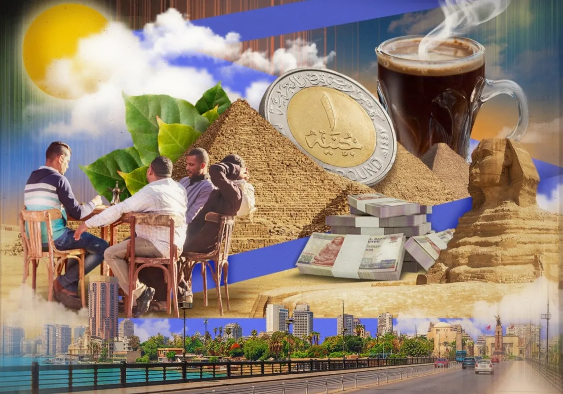 Egyptians cut back on expenses, but not on their coffee