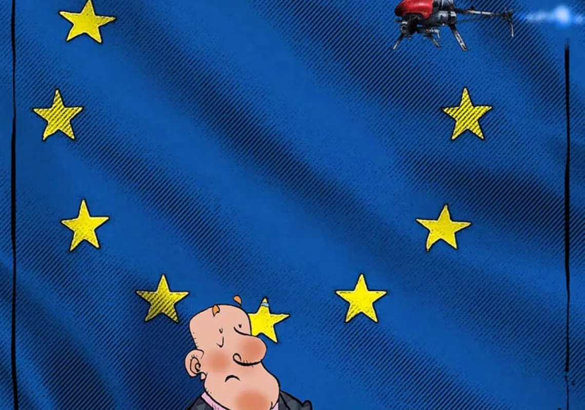 Europe swarms with drone activity
