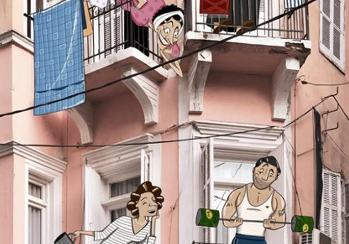 لقطة من مقطع ريل لطوني معلوف على إنستاغرام