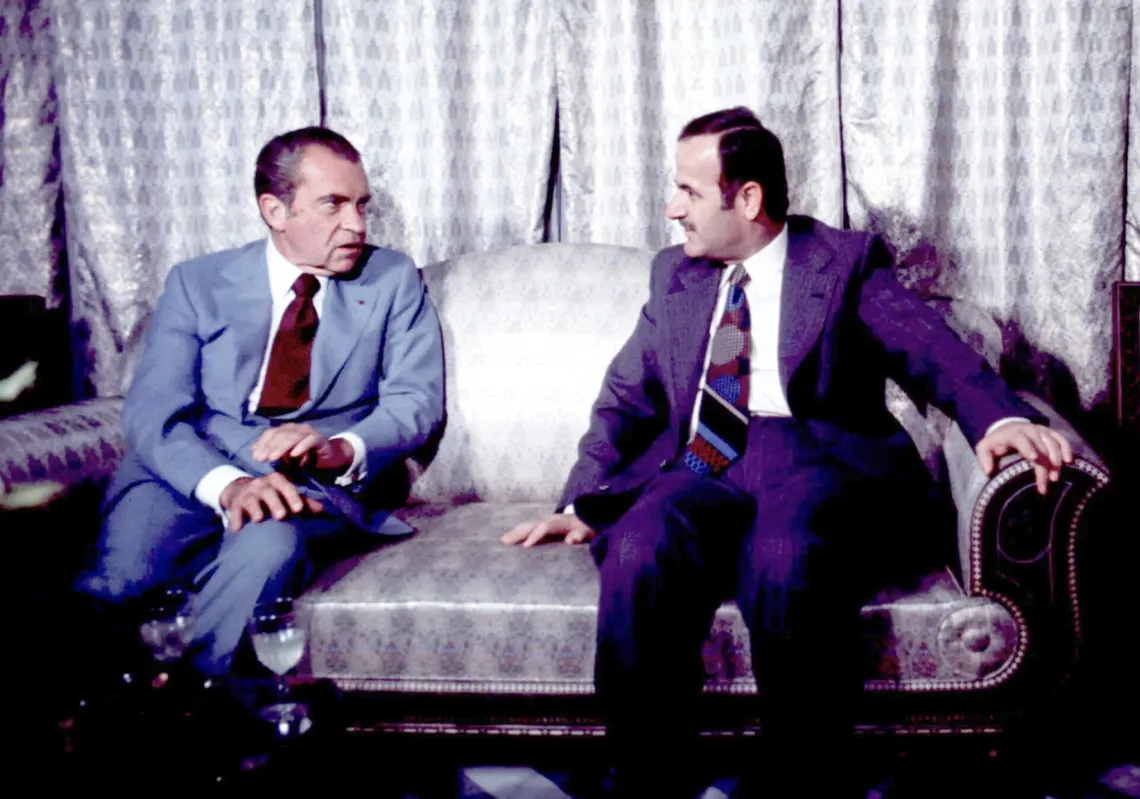 Richard Nixon became the first US President to visit Damascus when he met with the Syrian President, Hafez al-Assad, in 1974. 