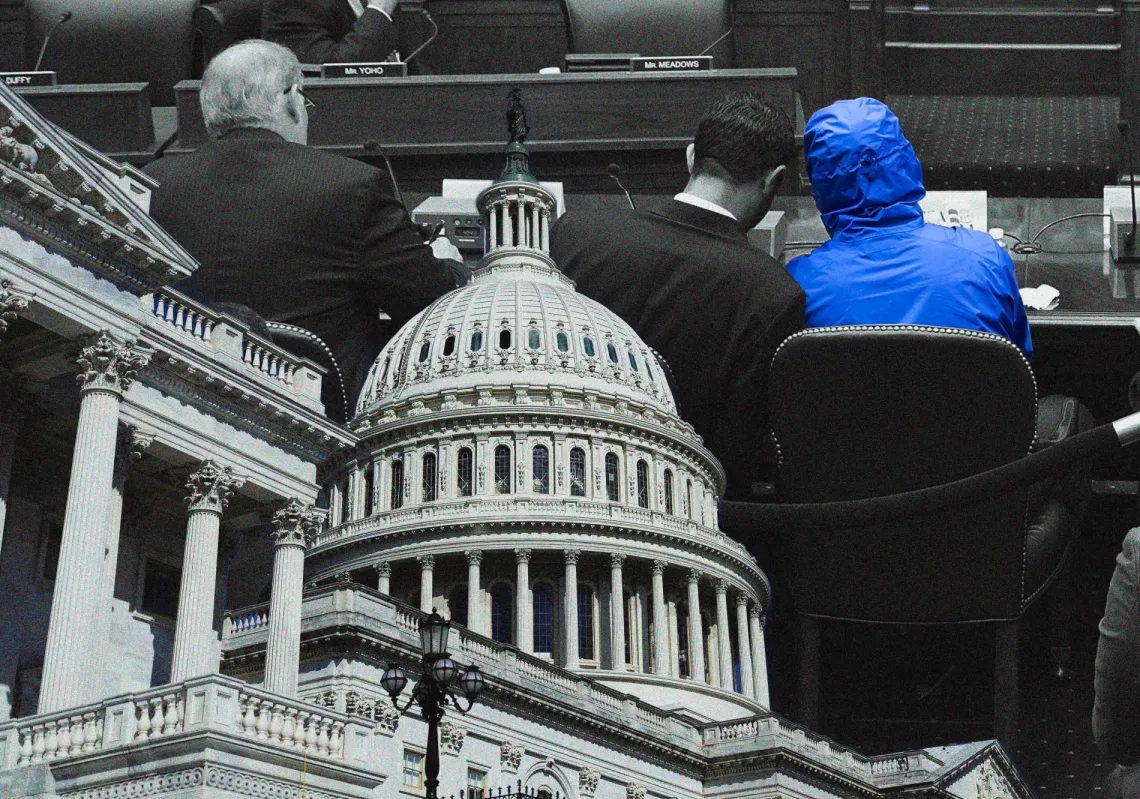 The US Congress is set to repeal the 2019 Caesar Act, so named after the codename given to a Syrian military whistleblower (in blue) whose photos helped reveal the Assad regime's crimes.