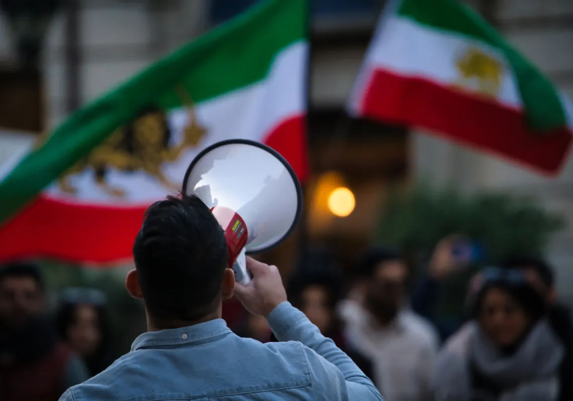 
احتجاجات ضد النظام في إيران - تورينو، إيطاليا - 2 نوفمبر 2023